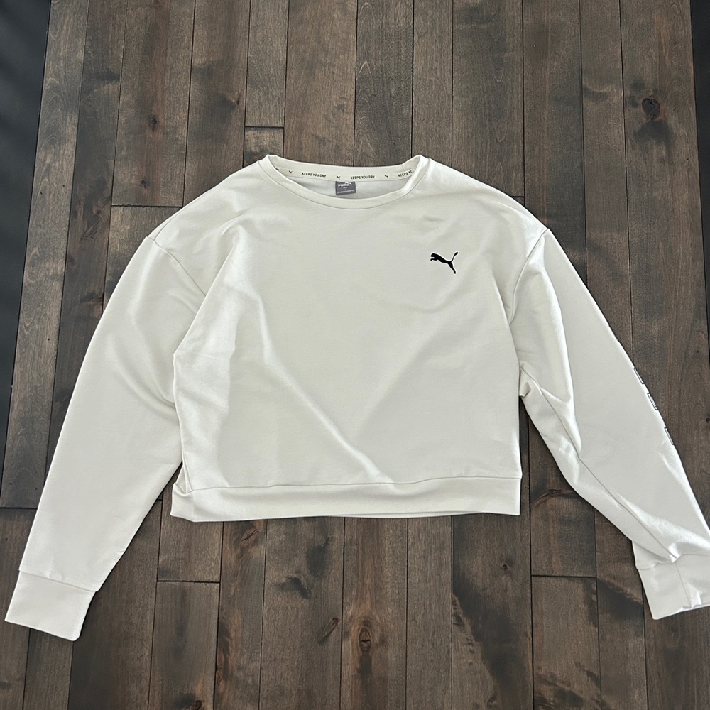 Puma Cream Athletic Top